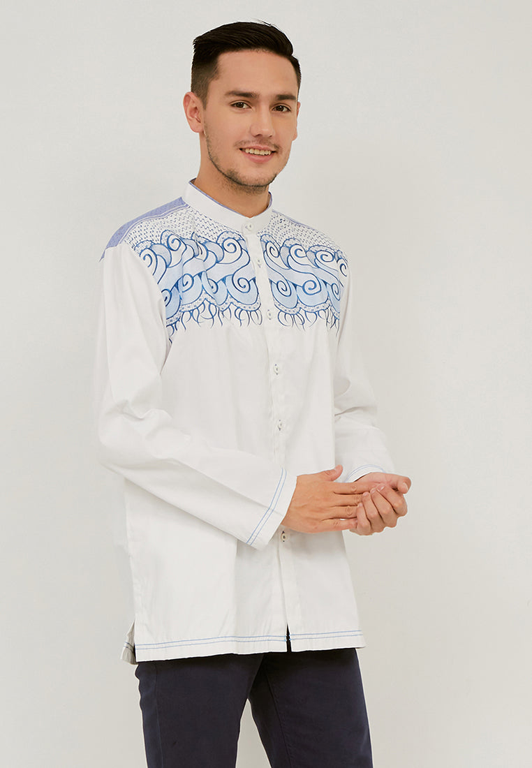 Woffi Man Marj Moslem Shirt Biru