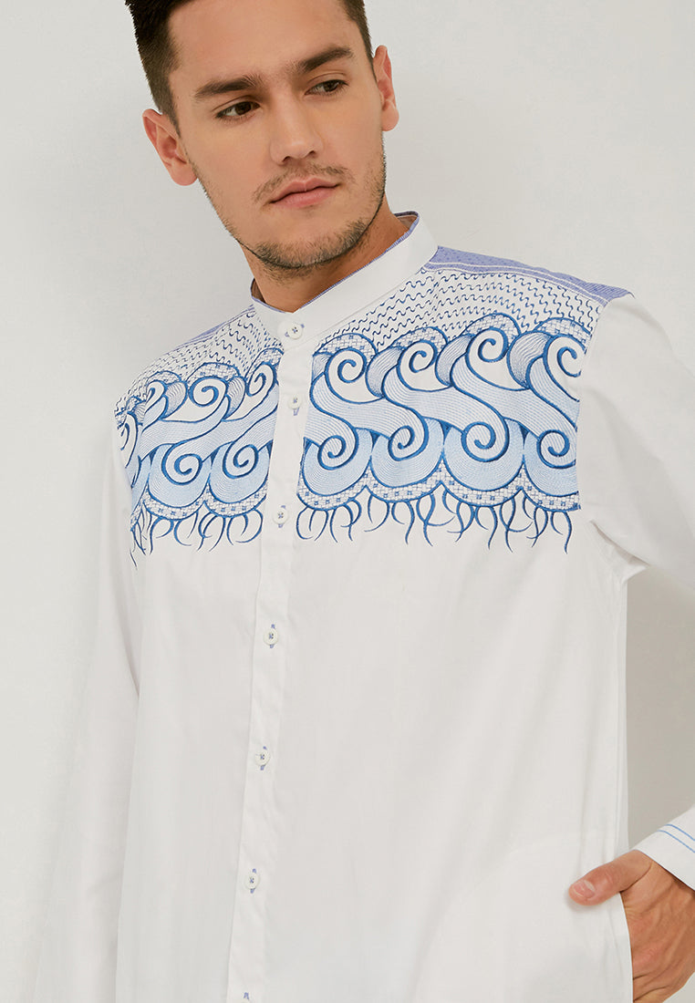 Woffi Man Marj Moslem Shirt Biru