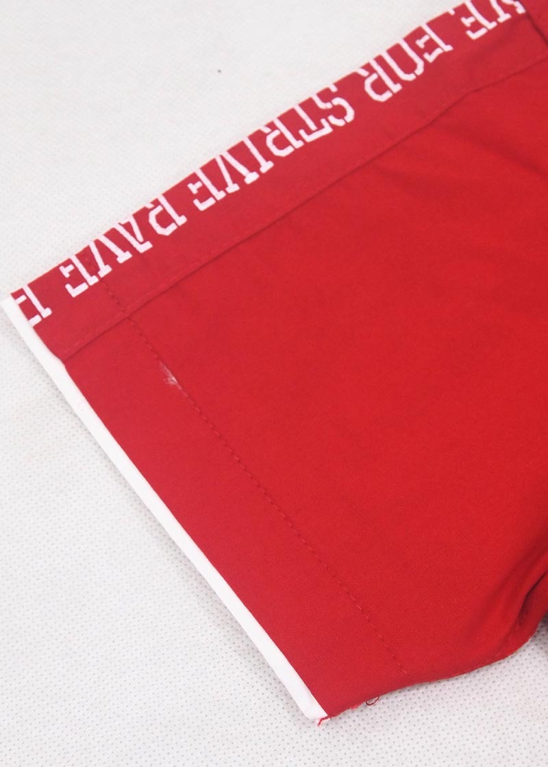 Kemeja Katun Anak Laki-Laki Woffi NYC Brand Merah