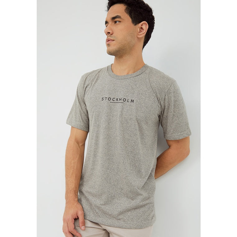 Woffi Man Kaos - Stockholm T-shirt Grey