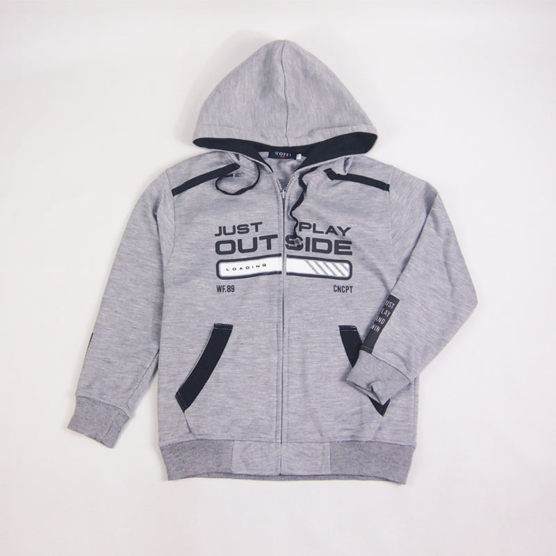 Woffi Jaket Anak Out Side Grey