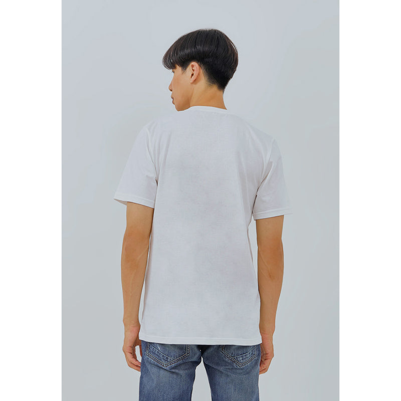 Woffi Man Kaos Pria - Positive Concept 89 T-Shirt White