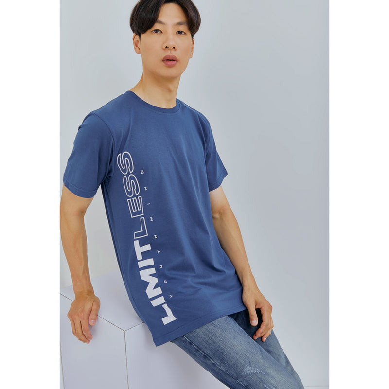 Woffi Man Kaos Pria - Limitless T-Shirt Navy