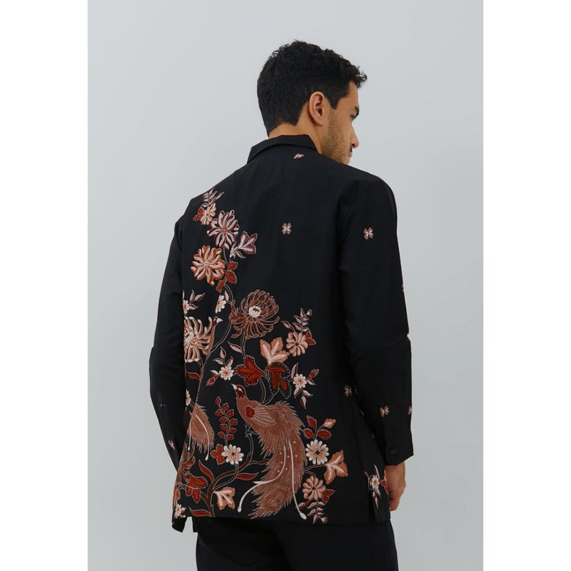 Woffi Man Kemeja Batik - Amartya Regular Fit Cotton Long Print