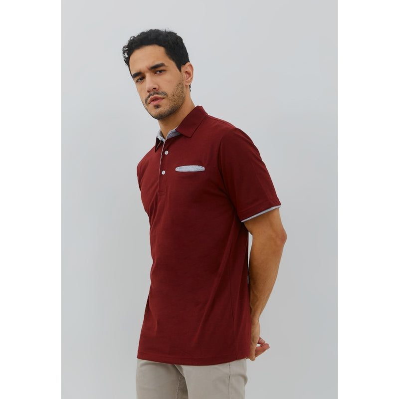 Woffi Man Kaos Kerah Pria - Eiden Two Toned Polo Shirt