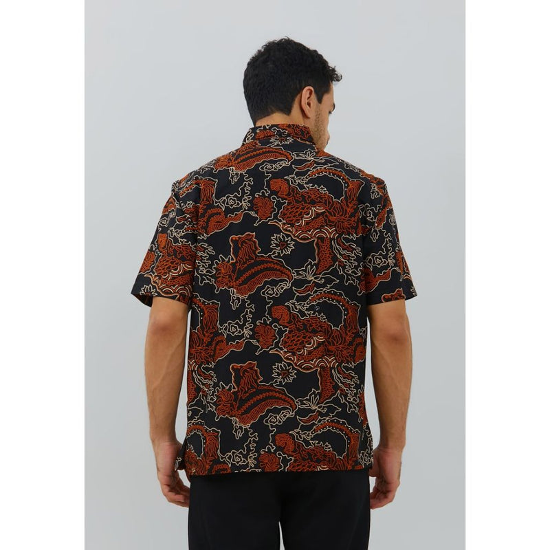 Woffi Man Kemeja Batik - Abinawa Regular Fit Cotton Print